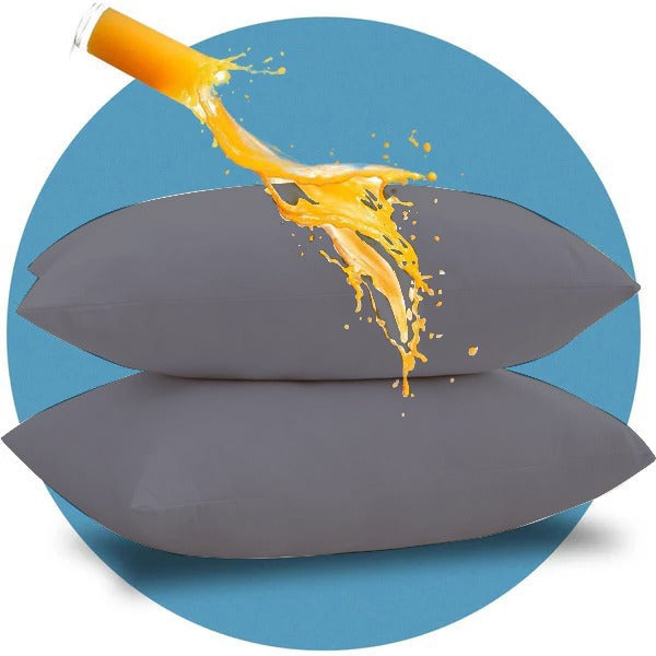 100% Water Repellent Pillow-Grey Protectors Apricot