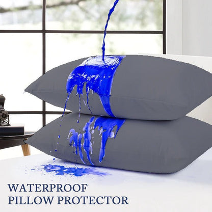100% Water Repellent Pillow-Grey Protectors Apricot