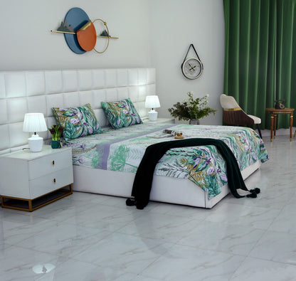 3 PCs Double Bed Sheet-DB205 Bed Sheets Apricot
