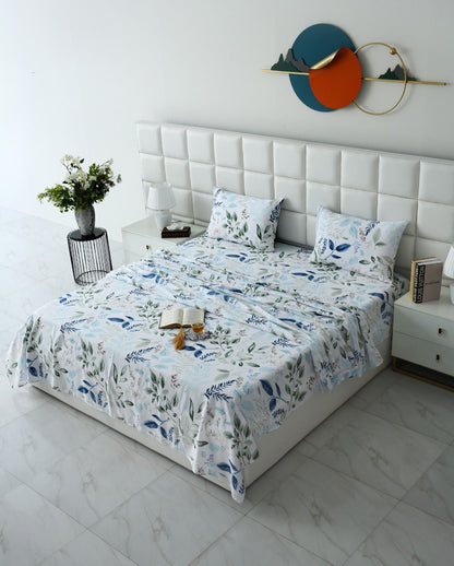 3 PCs Double Bed Sheet-DB208 Bed Sheets Apricot