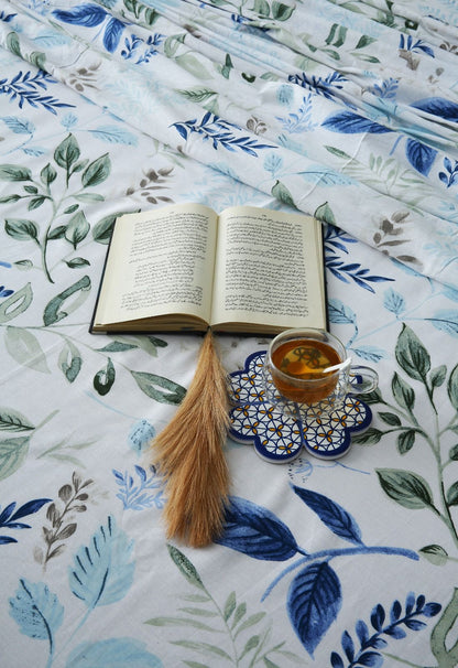 3 PCs Double Bed Sheet-DB208 Bed Sheets Apricot