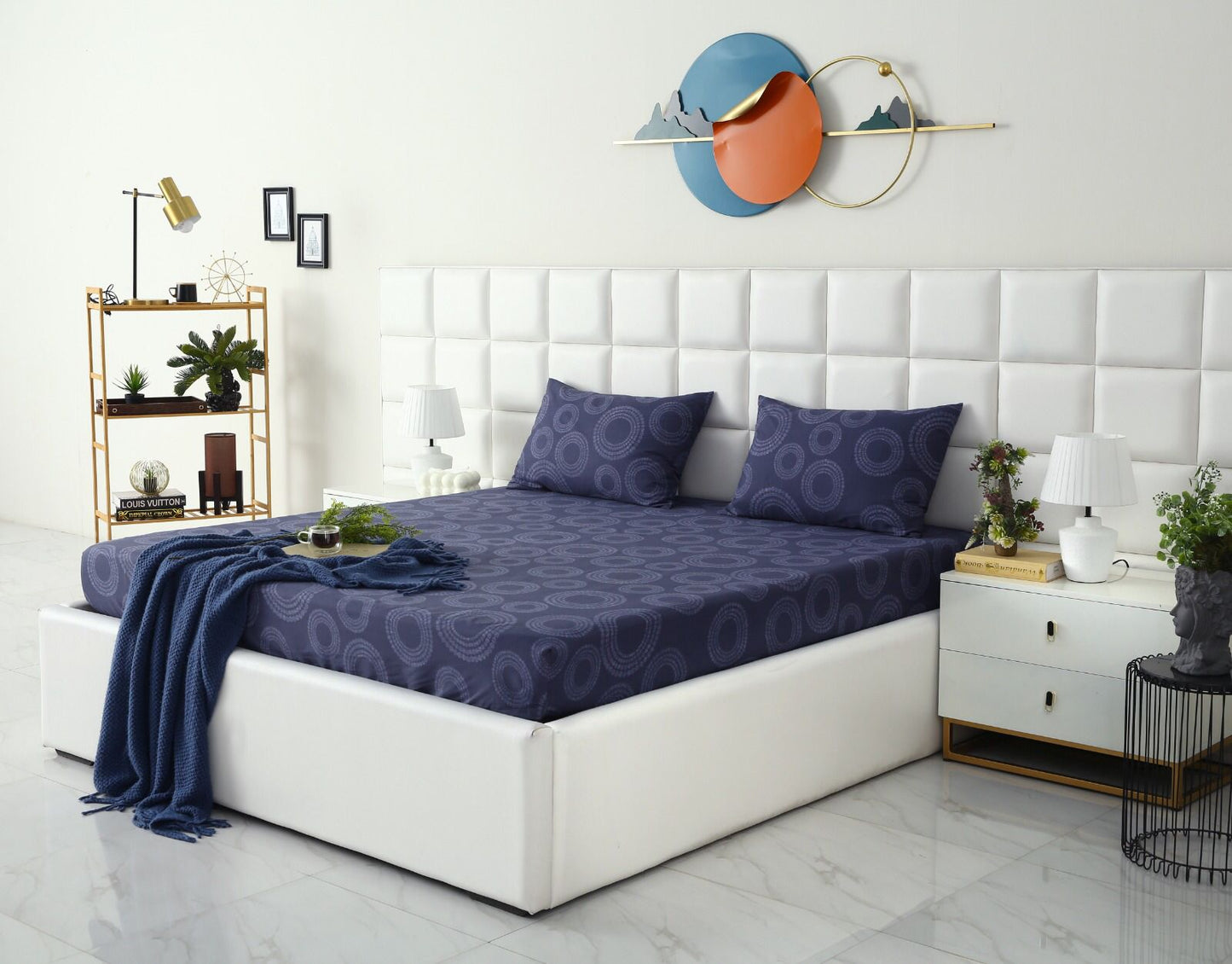 Fitted Bed Sheet-Azure Fitted Sheets Apricot