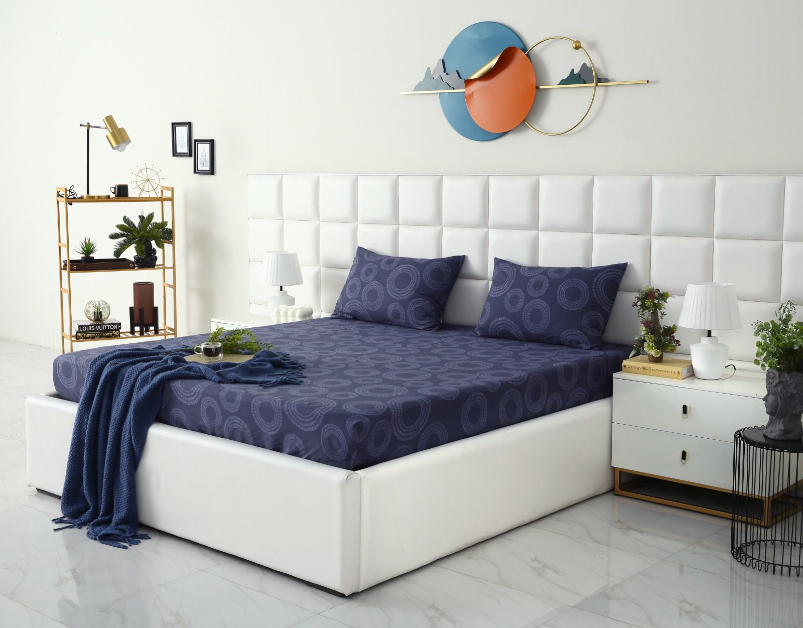 Fitted Bed Sheet-Azure Fitted Sheets Apricot