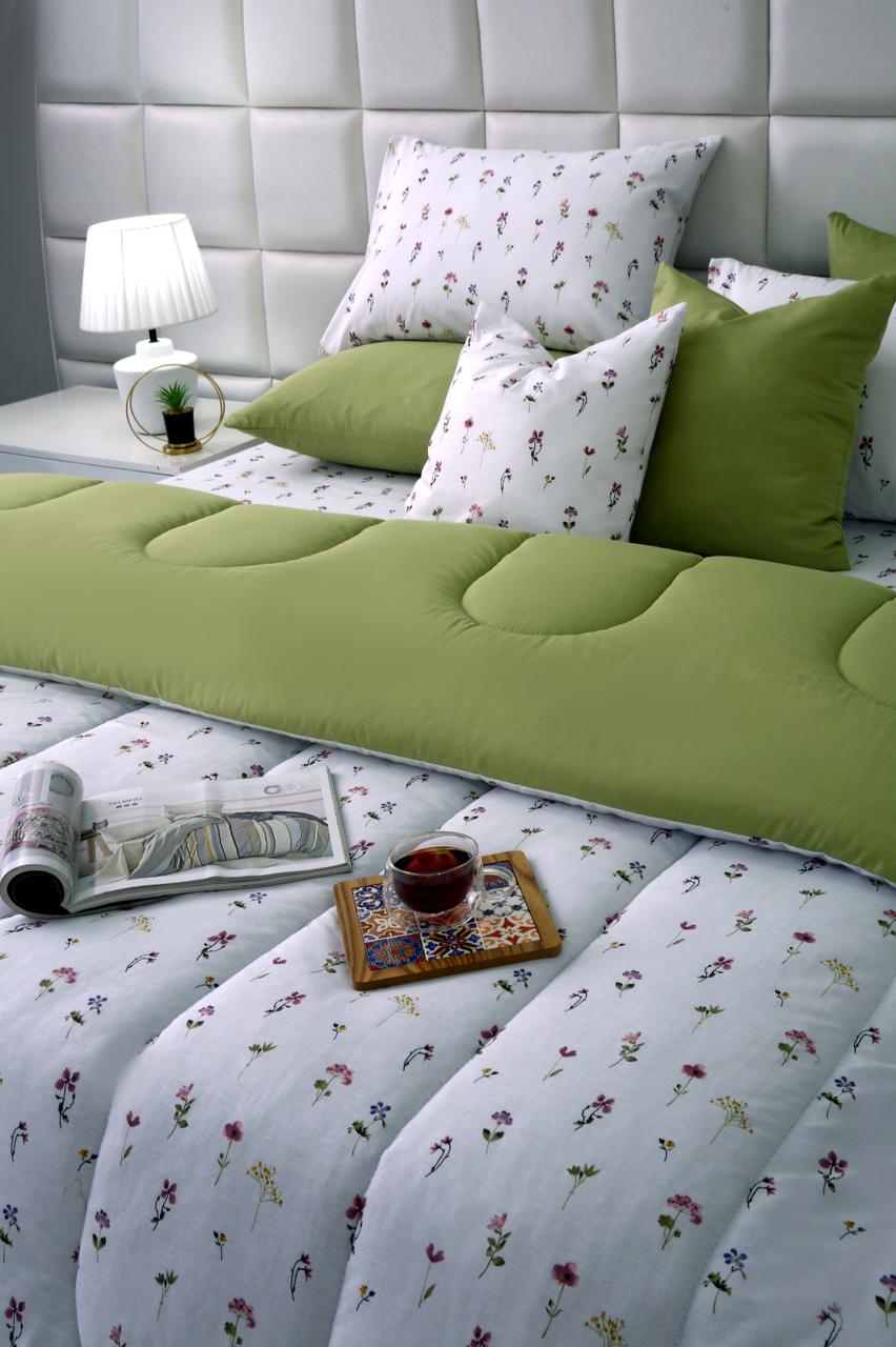 8 PCs Winter Comforter Set-Oshibana Comforters Apricot