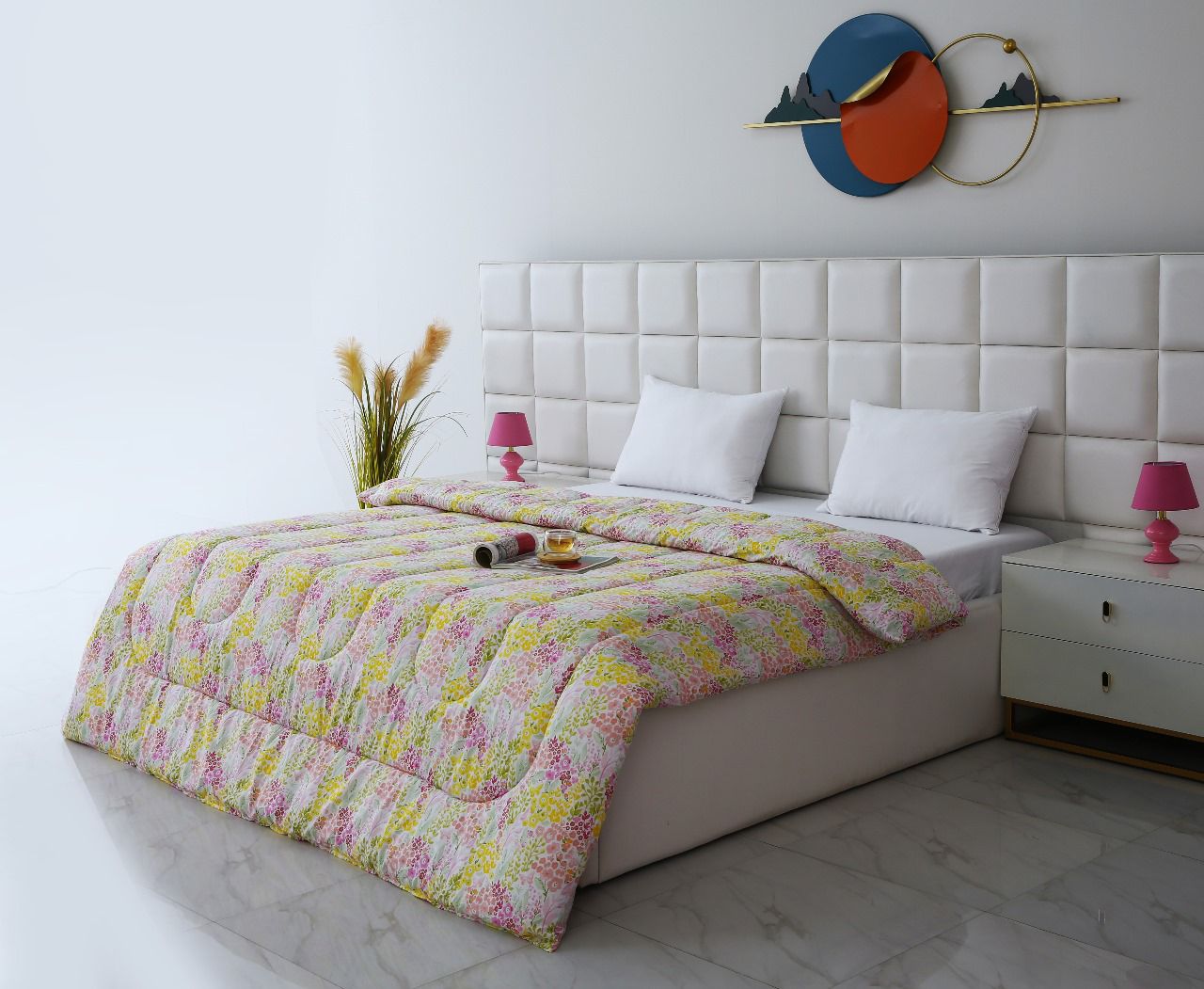 1 PC Double Winter Comforter-Peace Lilly Comforters Apricot