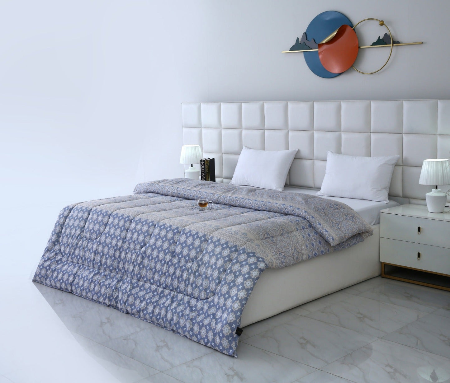 1 PC Double Winter Comforter-DC006 Comforters Apricot