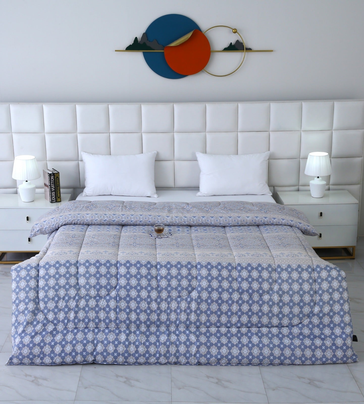 1 PC Double Winter Comforter-DC006 Comforters Apricot