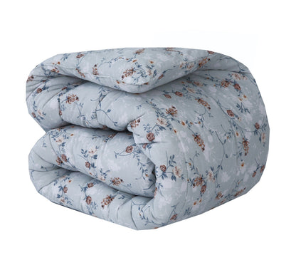 1 PC Double Winter Comforter-Bluebells Comforters Apricot