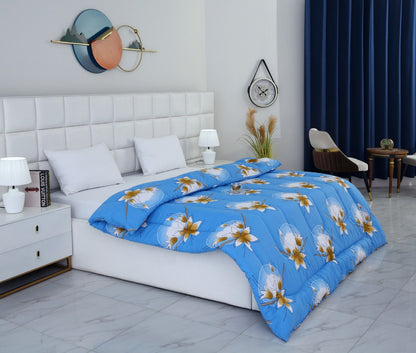 1 PC Double Winter Comforter-DC008 Comforters Apricot