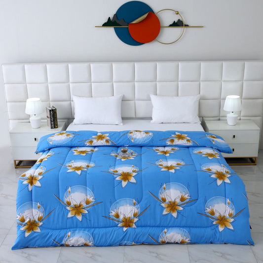 1 PC Double Winter Comforter-DC008 Comforters Apricot