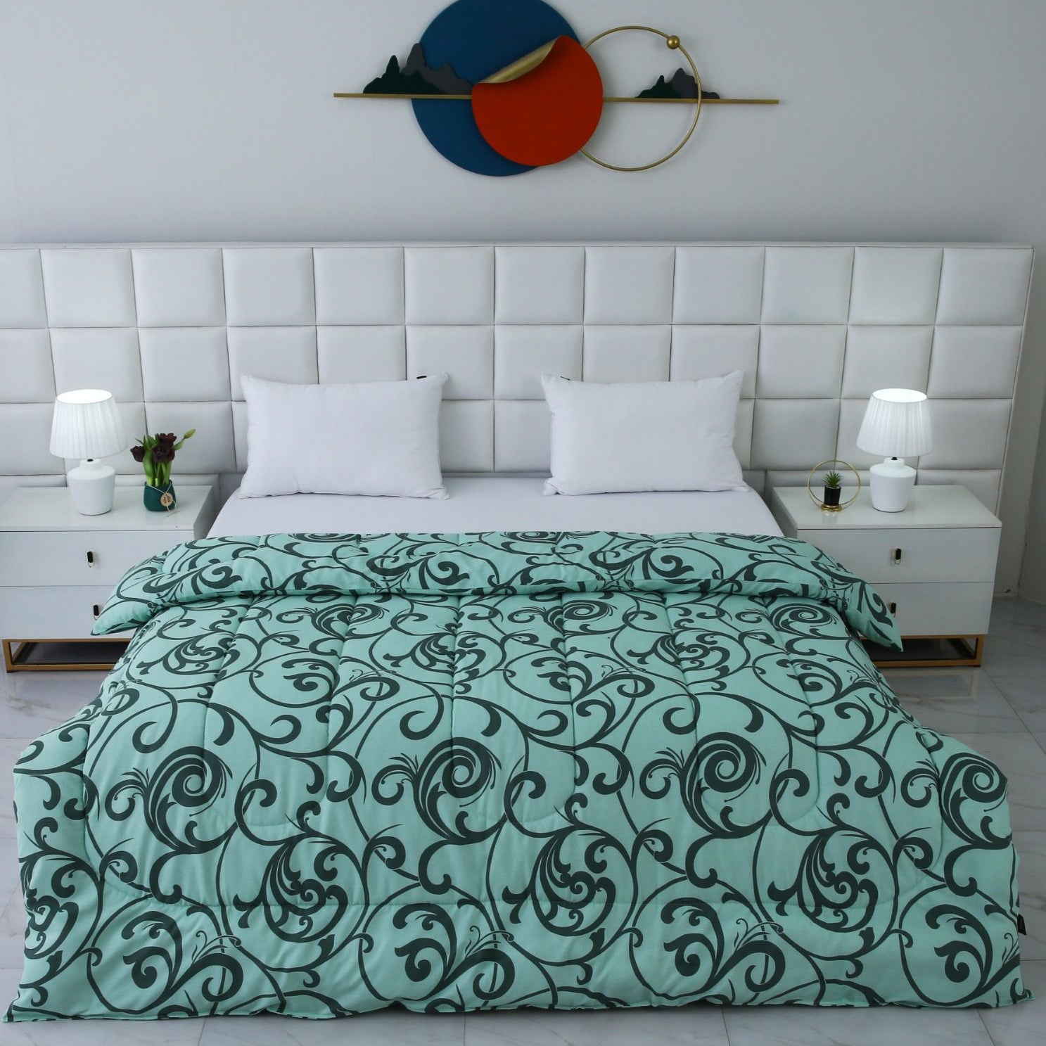 1 PC Double Winter Comforter-DC0010 Comforters Apricot