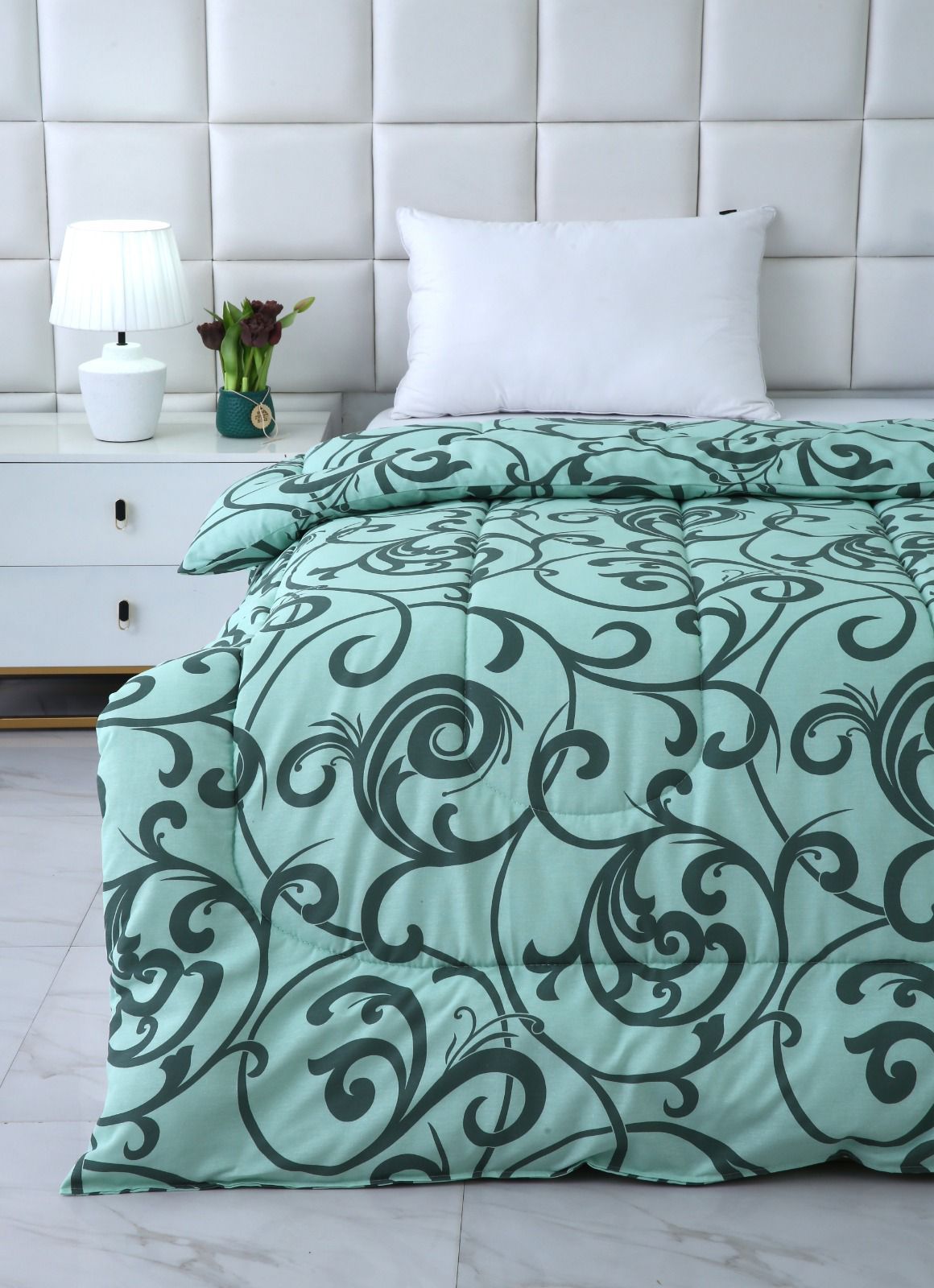 1 PC Double Winter Comforter-DC0010 Comforters Apricot