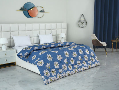 1 PC Double Winter Comforter-White Orchid Comforters Apricot