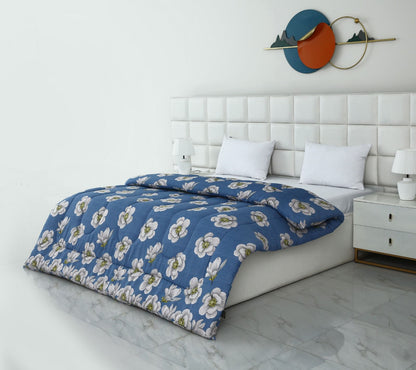 1 PC Double Winter Comforter-White Orchid Comforters Apricot