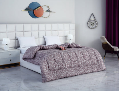 1 PC Single Comforter-White Peonies Comforters Apricot