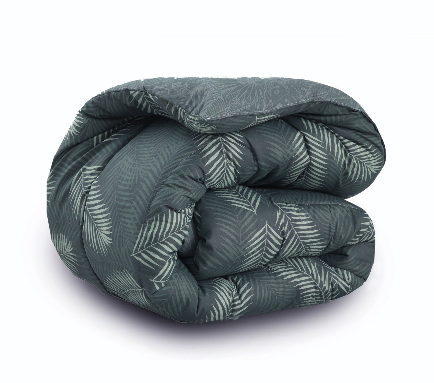 8 PCs Winter Razai Set-Emerald Feathers Comforters Apricot