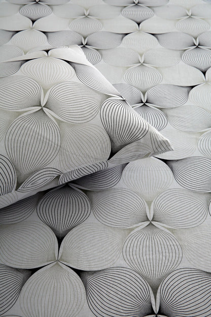 8 PCs Winter Comforter Set-Pitch Grey Comforters Apricot