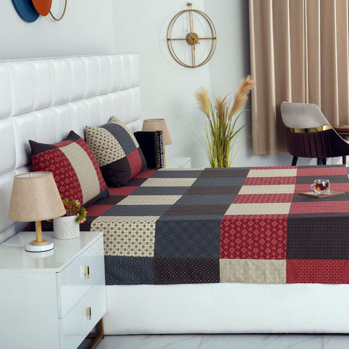 2Pcs Single Bed Sheet-Aurora