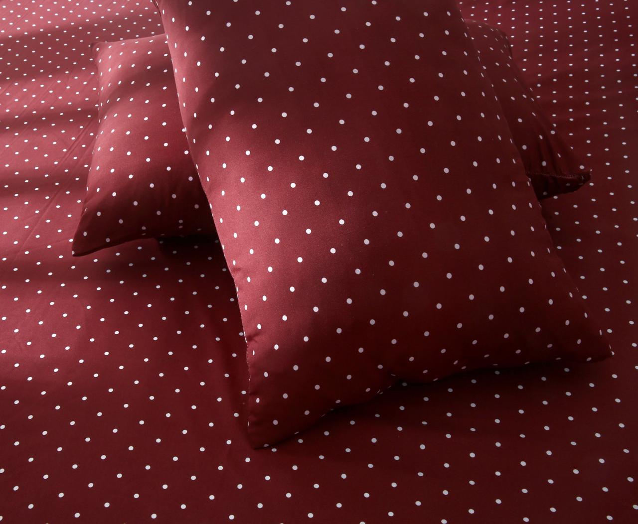 5 PCs Single Razai Set-Plum Polka Comforters Apricot