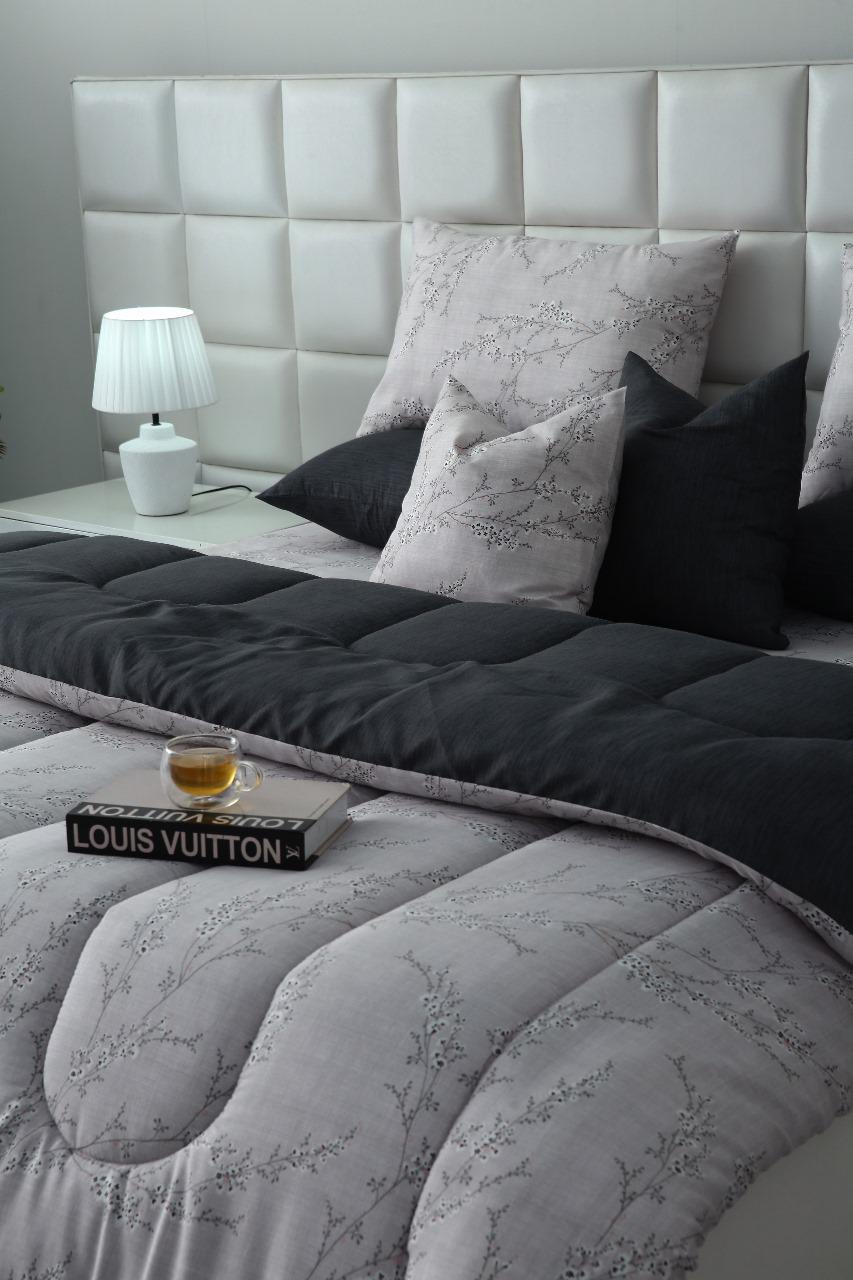 8 PCs Winter Razai Set-Jaipur Weaves Comforters Apricot