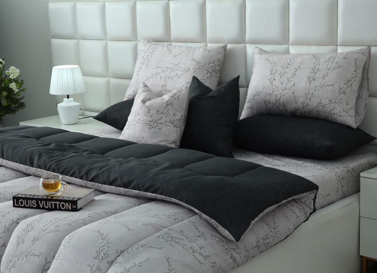 8 PCs Winter Razai Set-Jaipur Weaves Comforters Apricot