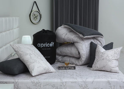 8 PCs Winter Razai Set-Jaipur Weaves Comforters Apricot