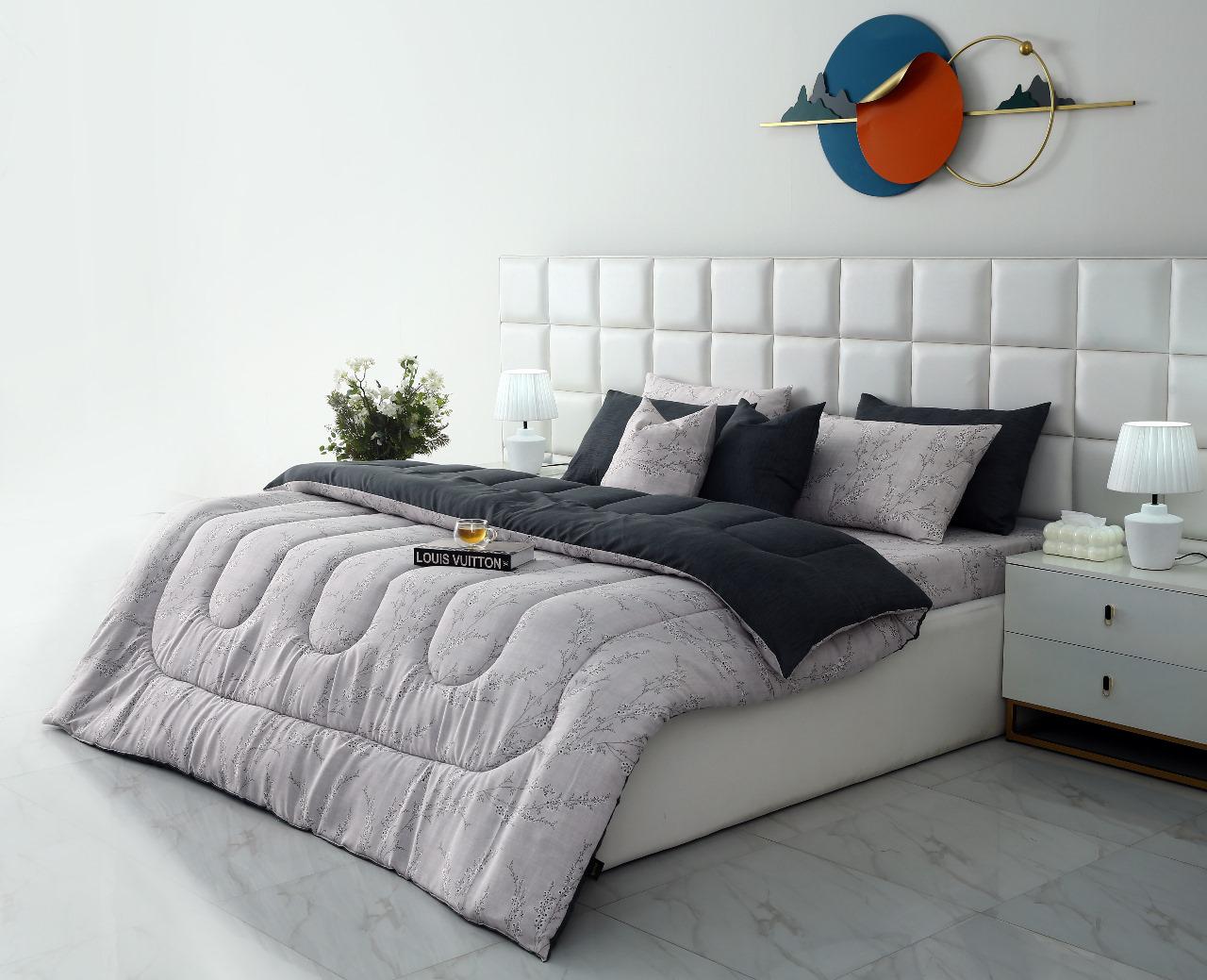 8 PCs Winter Razai Set-Jaipur Weaves Comforters Apricot