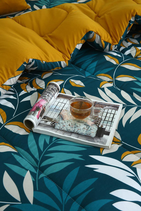 1 PC Single Razai-Tropicals Comforters Apricot