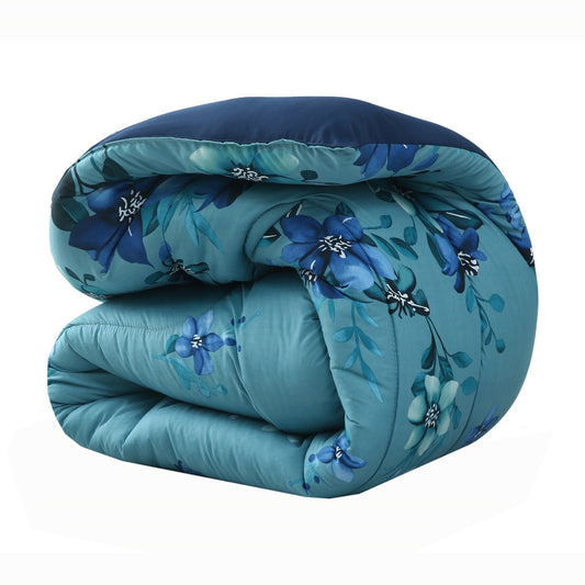 1 PC Double Winter Razai-Azure Bloom Comforters Apricot