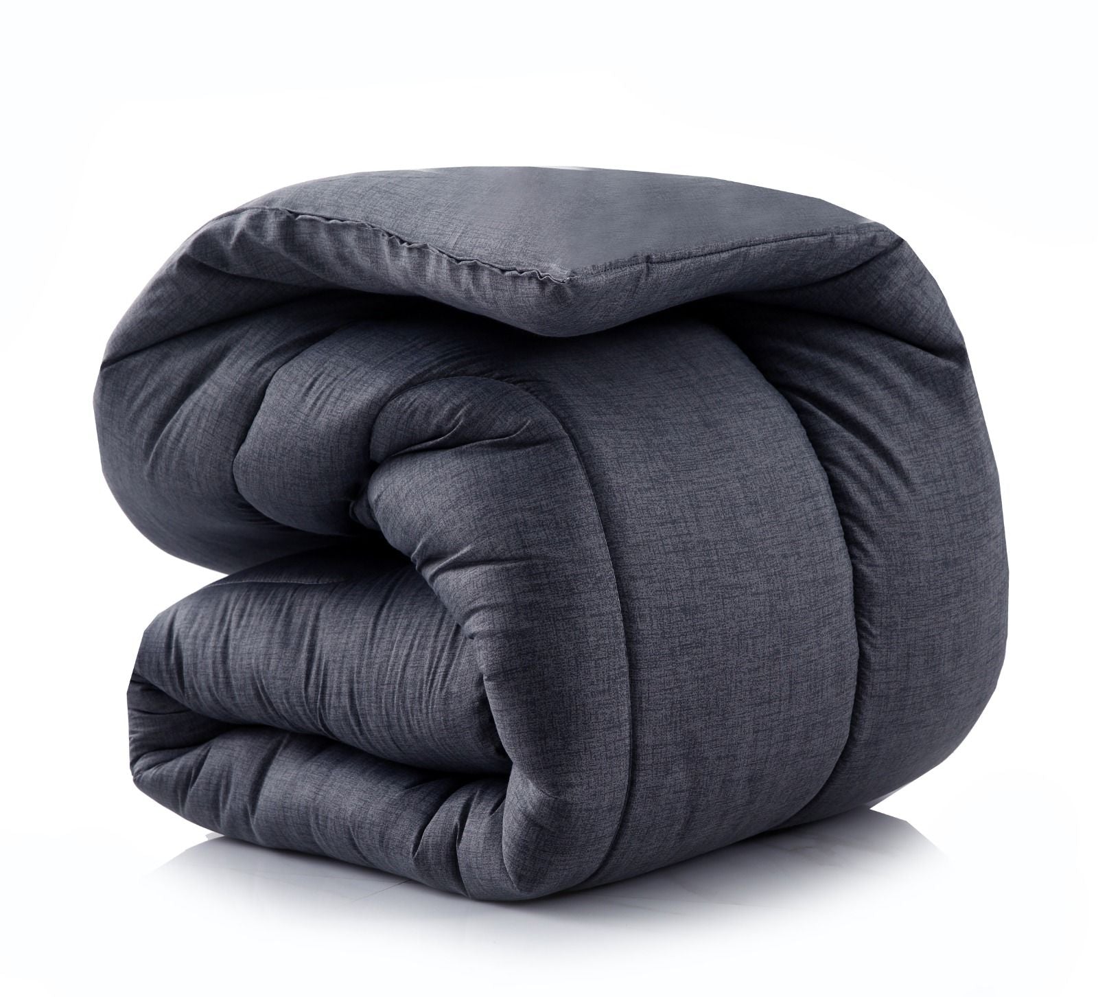 8 PCs Winter Razai Set-Grey Texture Comforters Apricot