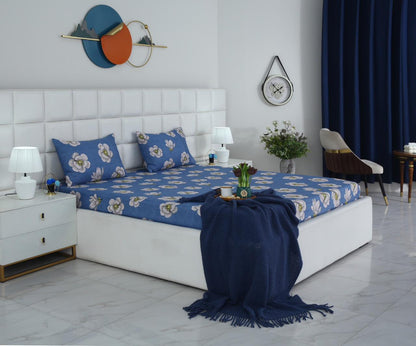 Fitted Bed Sheet-White Orchid Fitted Sheets Apricot