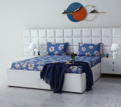 Fitted Bed Sheet-White Orchid Fitted Sheets Apricot