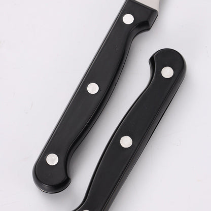 Knife Set with Steel Blades Apricot