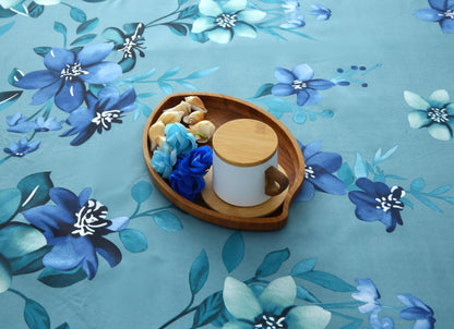 3 PCs Double Bed Sheet-Azure Bloom BED SHEET Apricot