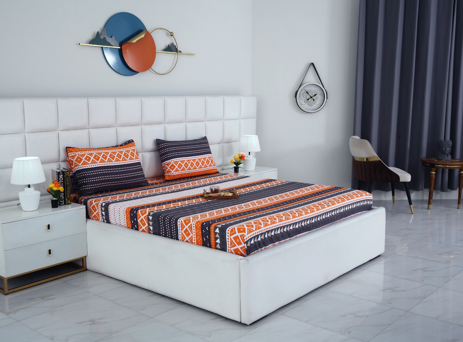 Fitted Bed Sheet-Mexican Style Fitted Sheets Apricot