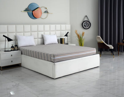 Zipper Mattress Cover Printed-Slate Protectors Apricot