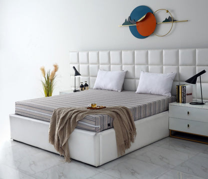 Zipper Mattress Cover Printed-Slate Protectors Apricot