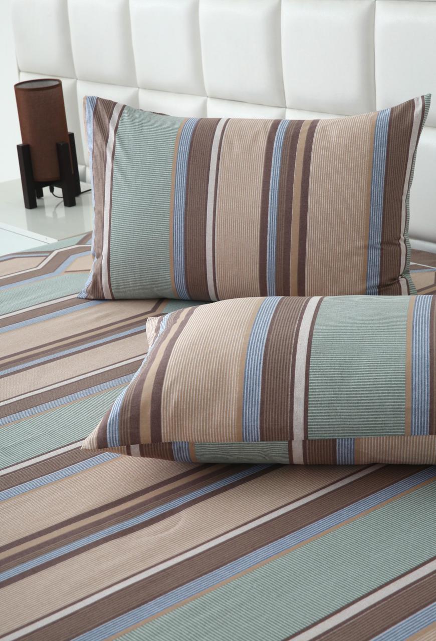 3 PCs Double Bed Sheet-DB-240 Bed Sheets Apricot