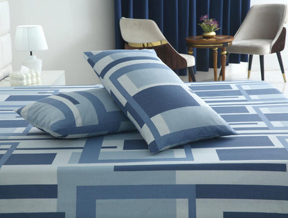 3 PCs Double Bed Sheet-DB-250 Bed Sheets Apricot