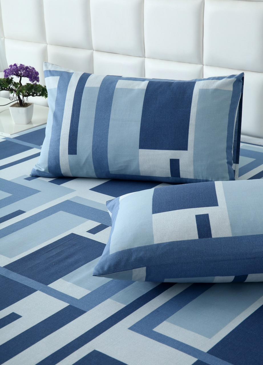 3 PCs Double Bed Sheet-DB-250 Bed Sheets Apricot