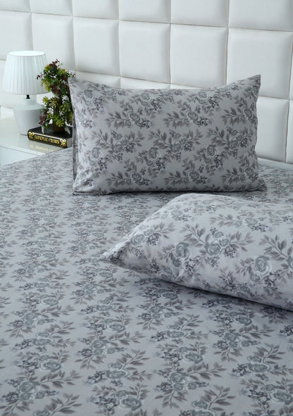 3 PCs Double Bed Sheet-DB145 Bed Sheets Apricot