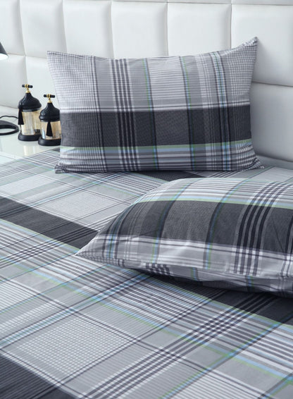 3 PCs Double Bed Sheet-DB196 Bed Sheets Apricot