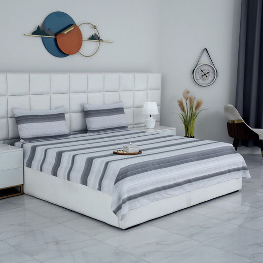 3 PCs Double Bed Sheet-DB116 Bed Sheets Apricot
