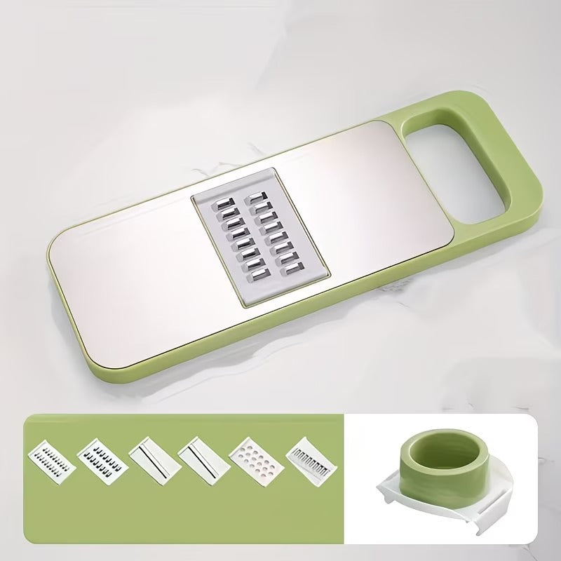 Multi-Functional Stainless Steel Vegetable Cutter and Grater (SA2510-004) Spice and sugar Jar Apricot