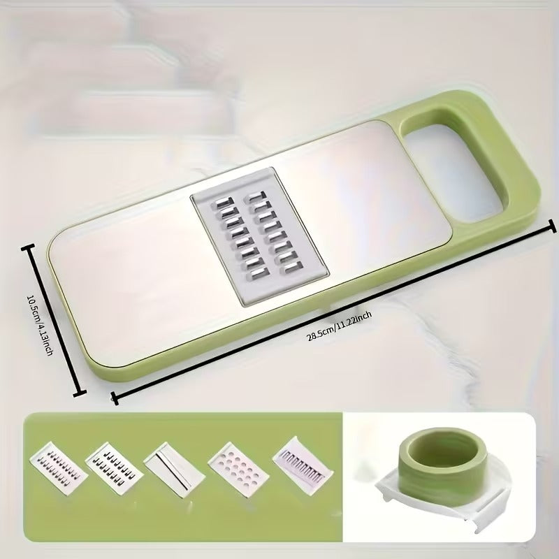 Multi-Functional Stainless Steel Vegetable Cutter and Grater (SA2510-004) Spice and sugar Jar Apricot