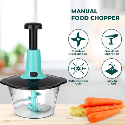 1pc Multifunctional Vegetable Chopper (SA2510-009) Spice and sugar Jar Apricot