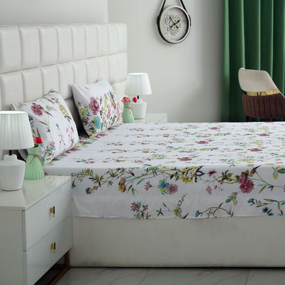 2Pcs Single Bed Sheet-SB125 single bed sheet Apricot