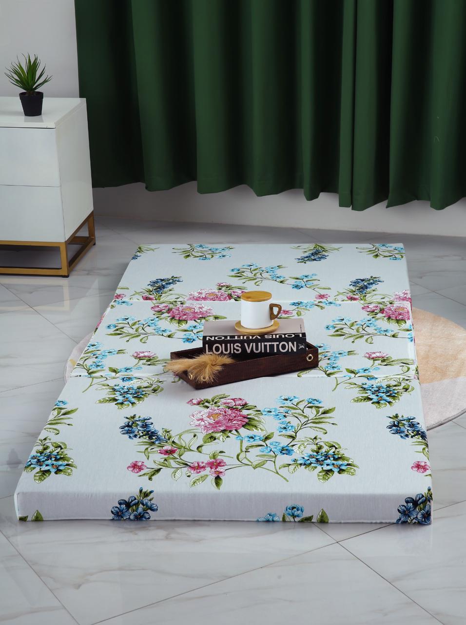 Foldable Mattress Mattress-Blue Lotus Protectors Apricot