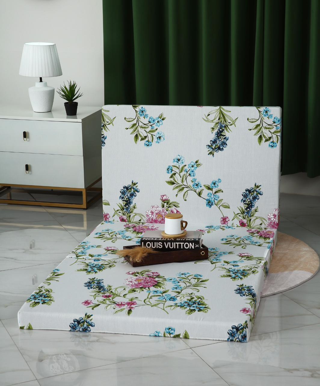 Foldable Mattress Mattress-Blue Lotus Protectors Apricot