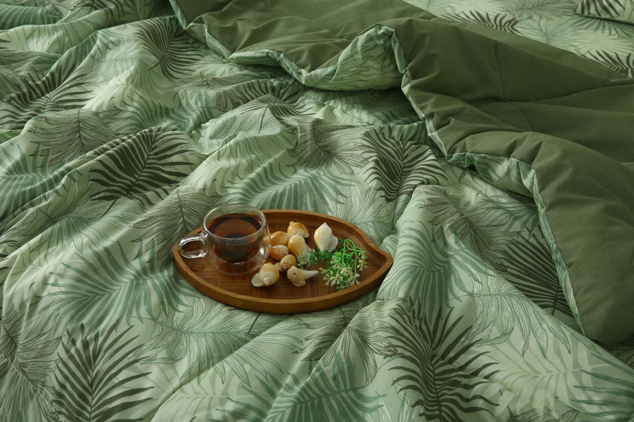 6 PCs Summer Comforter Set-Emberlad Bed Spread Apricot